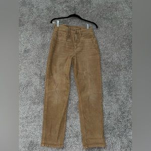 American Eagle Corduroy Mom Straight Jeans